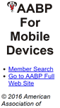 Mobile Screenshot of mobile.aabp.org